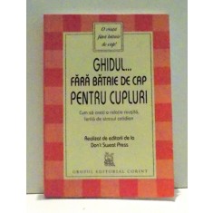 GHIDUL FARA BATAIE DE CAP PENTRU CUPLURI de RAZVAN TALIU , 2001