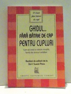 GHIDUL FARA BATAIE DE CAP PENTRU CUPLURI de RAZVAN TALIU , 2001 foto