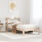 Gossi cadru de pat cu tablie, 90x200 cm, lemn masiv de pin