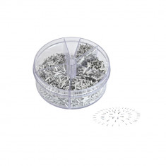 Set mansoane metalice pentru cabluri, 0.5-2.5 mm, 1900 bucati, Asta