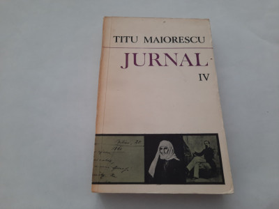 Jurnal vol. V-Titu Maiorescu, RF1/1 foto