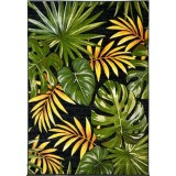 Covor Model Kolibri 11510-810, Marime 160 x 230 cm, Verde, Inaltime Fir 9 mm, Antialergic, Polipropilena, Living, Dormitor, Sufragerie, Birou