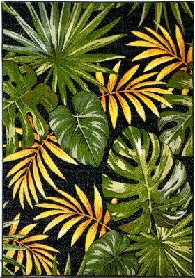 Covor Model Kolibri 11510-810, Marime 160 x 230 cm, Verde, Inaltime Fir 9 mm, Antialergic, Polipropilena, Living, Dormitor, Sufragerie, Birou foto