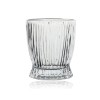 Pahar, pentru whiskey, Design Vertical, 285 ml, transparent, din sticla, 9.6 cm inaltime, 8.3 cm diametru la baza, 7.4 cm diametru la deschidere, Oem