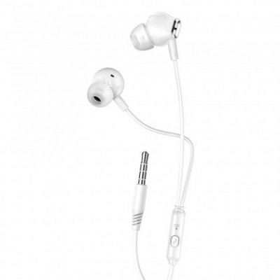 Casti Audio Handsfree stereo XO-EP58, Jack 3,5mm, Alb Blister foto