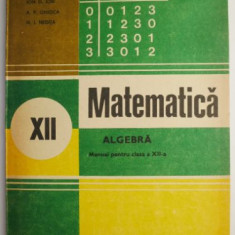 Matematica. Algebra Manual pentru clasa a XII-a – Ion D. Ion