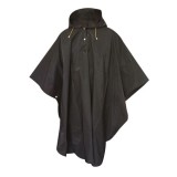 Impermeabil pentru Adulti Poncho Negru - One Size