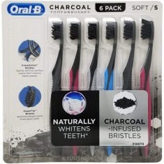 Set 6x Periute de Dinti, Oral-B, CrossAction cu Carbune Activ, Albeste Dintii in Mod Natural, Soft foto