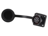 Soclu SA12 Mamă PIN 7 IP67 5A 125V Lipire 0,75mm2 -40&divide;85&deg;C