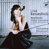Beethoven - Violin Concerto / Tsintsadze - Miniatures | Ludwig Van Beethoven, Lisa Batiashvili, Sulkhan Tsintsadze, Clasica, sony music