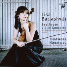 Beethoven - Violin Concerto / Tsintsadze - Miniatures | Ludwig Van Beethoven, Lisa Batiashvili, Sulkhan Tsintsadze