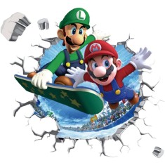 Sticker decorativ cu Mario, 50 cm, 1102STK