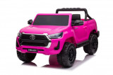 Cumpara ieftin Masinuta electrica pentru fetite, Toyota Hilux 4x4 180W 12V 14Ah PREMIUM, culoare Barbie Pink