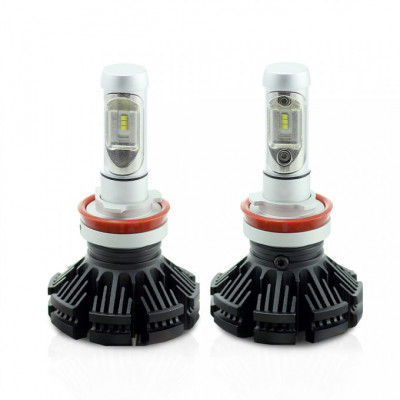 Set becuri LED H11 400lm 6000K 12-24V 2buc Carguard foto