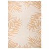 Gossi covor de exterior, model frunze, 140x200 cm, tesatura plata