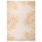 Gossi covor de exterior, model frunze, 140x200 cm, tesatura plata
