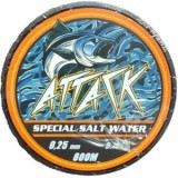 Fir ATTACK Special Salt Water Blue Sea, 9.10kg, 0.25mm, 600m