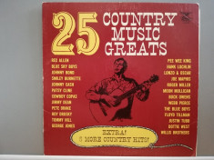 25 Country Music Greats ? Selectii (1958/Starday/USA) - VINIL/Vinyl/Analog foto