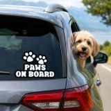 Autocolant Auto Paws on Board - Personalizare pentru mașină, CMCLASS