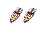 Set becuri auto cu LED CANBUS T10e W5W 24 SMD Alb 12V AVX-AM01285