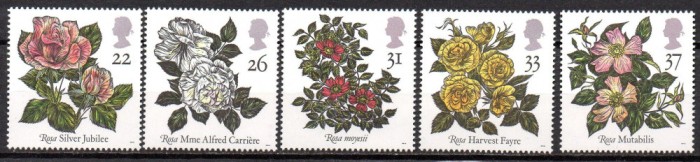 MAREA BRITANIE, ANGLIA 1991, Flora, serie neuzata, MNH