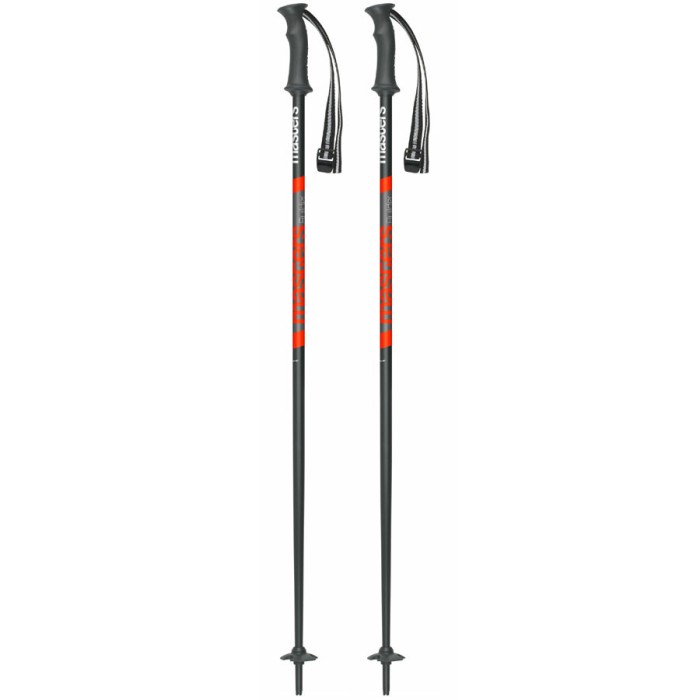 Bețe de schi MASTERS Builder 125cm black-red