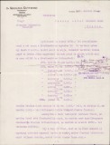 A1244 Act cu antetul cabinetului de avocatură al avocatului evreu Nikolaus Guttmann din Oradea, 1931