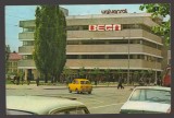 CPIB 24638 CARTE POSTALA - TIMISOARA: MAGAZINUL UNIVERSAL "BEGA", BICICLETA, AUTOTURISM, CIRCULATA, 1977, STAMPILE, TIMBRU