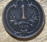 MNDSTR AUT3 Austroungharia 1 heller 1913