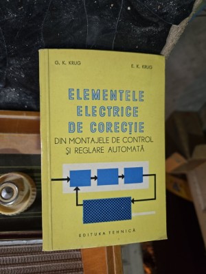 Elementele electrice de corecție - G. K. Krug, E. K. Krug foto