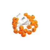 Cumpara ieftin Instalație decorativă Halloween, model dovleci, 3m, portocalie, LED