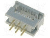 Conector IDC, 6 pini, pas pini 2.54mm, HARTING - 09181069622