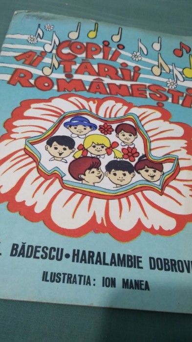 CARTE CANTECE COPII AI TARII ROMANESTI FORMAT MARE