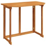 vidaXL Masă de bistro, 90 x 50 x 75 cm, lemn masiv de acacia