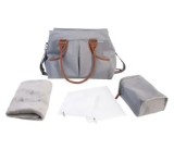 Geanta casual multifunctionala Bo Jungle pentru bebelusi Gri