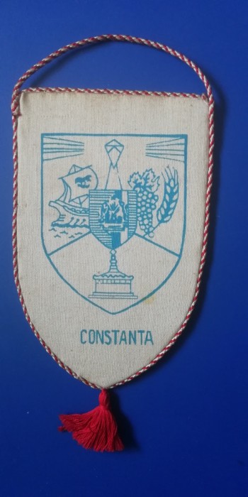 D9 14 - fanion - comunism - sport - tenis de masa - CSS 2 Stiinta Constanta