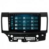 Navigatie Mitsubishi Lancer (2007-2016) 4GB RAM Android 13 Octacore Slot Sim 4G DSP GPS Wi-FI Carplay Android Auto USB Bluetooth Waze Touchscreen 10.1