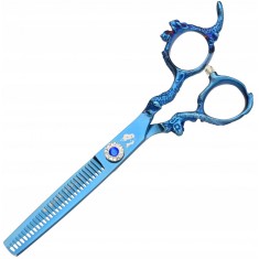 Foarfece de filat pentru dreptaci 6,0 Diamond offset marca profesională WOLF