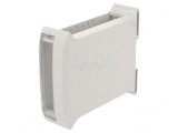 Carcasă pentru șină DIN 101mm x 35mm x 119,5mm gri