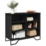 VidaXL Dulap, negru, 91x35,5x74,5 cm, lemn prelucrat