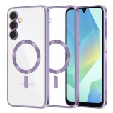 Husa MagSafe pentru Samsung Galaxy A16 5G A166 / A16 4G A165, Techsuit, Luxury Crystal, Mov Deschis