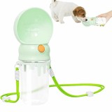 Sticlă Portabilă de Apă pentru C&acirc;ini și Pisici, 360ml &ndash; Recipient Anti-Scurgere, Ideal pentru Plimbări și Călătorii