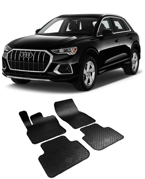 Set covorase auto cauciuc Audi Q3 (2019-2022) Inclusiv Hybrid