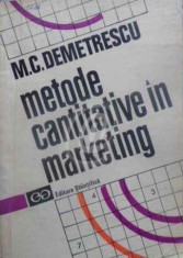 Metode cantitative in marketing foto