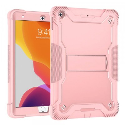 Husa pentru Apple iPad 10.2 (2021) / 10.2 (2020) / 10.2 (2019), Techsuit, Rugged TabShell, Roz foto