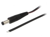 Cablu Alimentare DC 5,5/2,1 Negru 1,5m