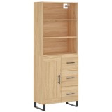 Cumpara ieftin Dulap inalt, stejar sonoma, 69,5x34x180 cm, lemn compozit