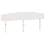 Cumpara ieftin Tablie de pat, alb, 200 cm, lemn masiv de pin