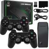 Cumpara ieftin Consola Retro Zenino Tip Stick - 10.000 de Jocuri Video, Compatibila cu 9 Emulatoare, 2xControler Wireless, 4K, USB 2.4 GHz, 32GB, Negru