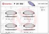 Set placute frana fata BREMBO P24052